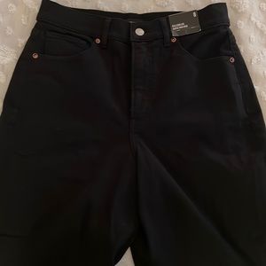 Tags on express jeans - high waisted black balloon leg
